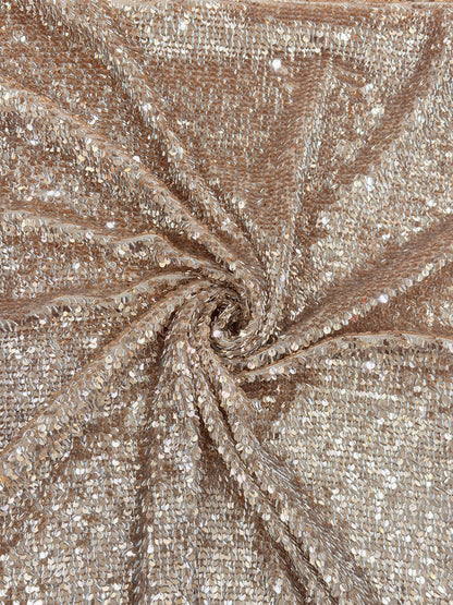 All-Over Sequin Mesh Fabric