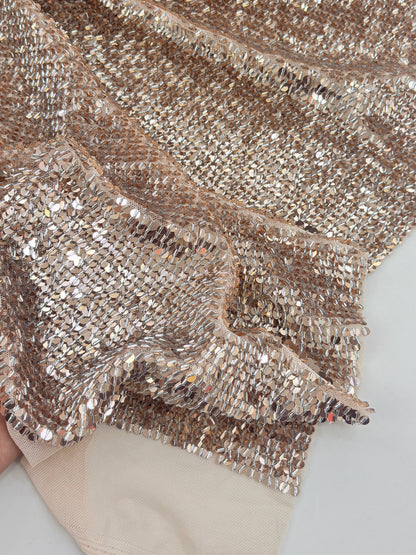 All-Over Sequin Mesh Fabric