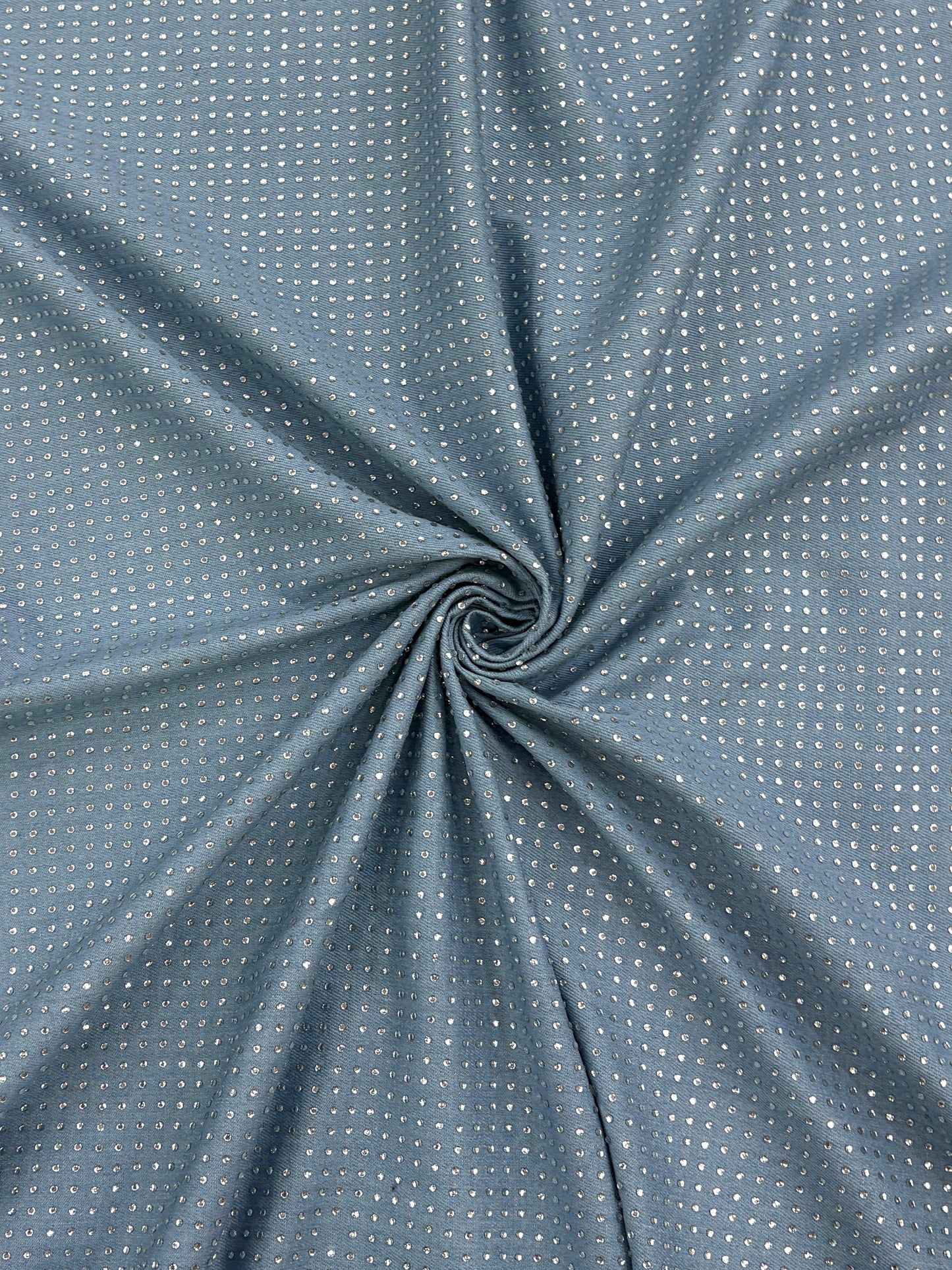 All Over Rhinestone Denim