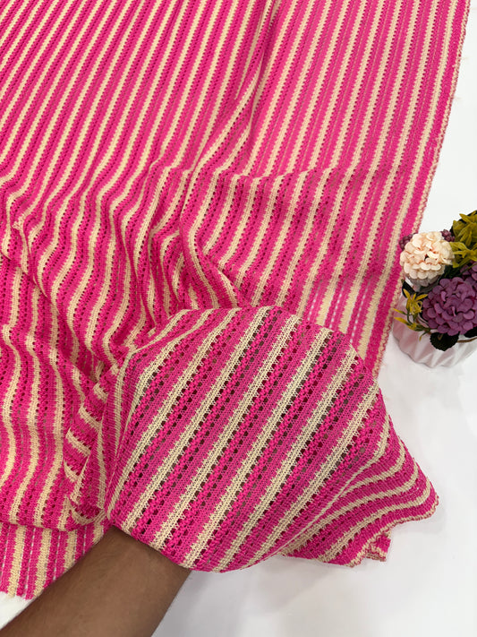 Dual Tone Stripe Crochet