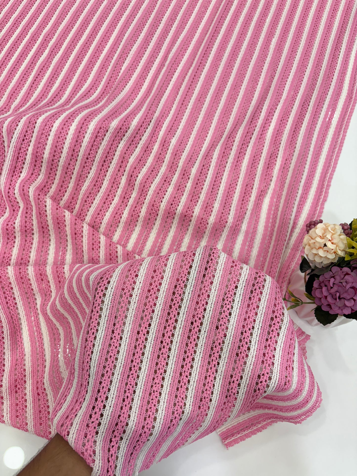 Dual Tone Stripe Crochet