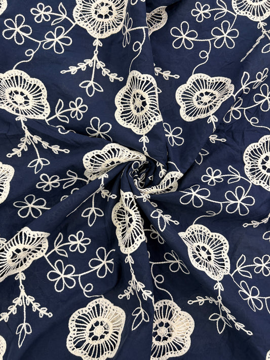 Cotton Cutwork Embroidery