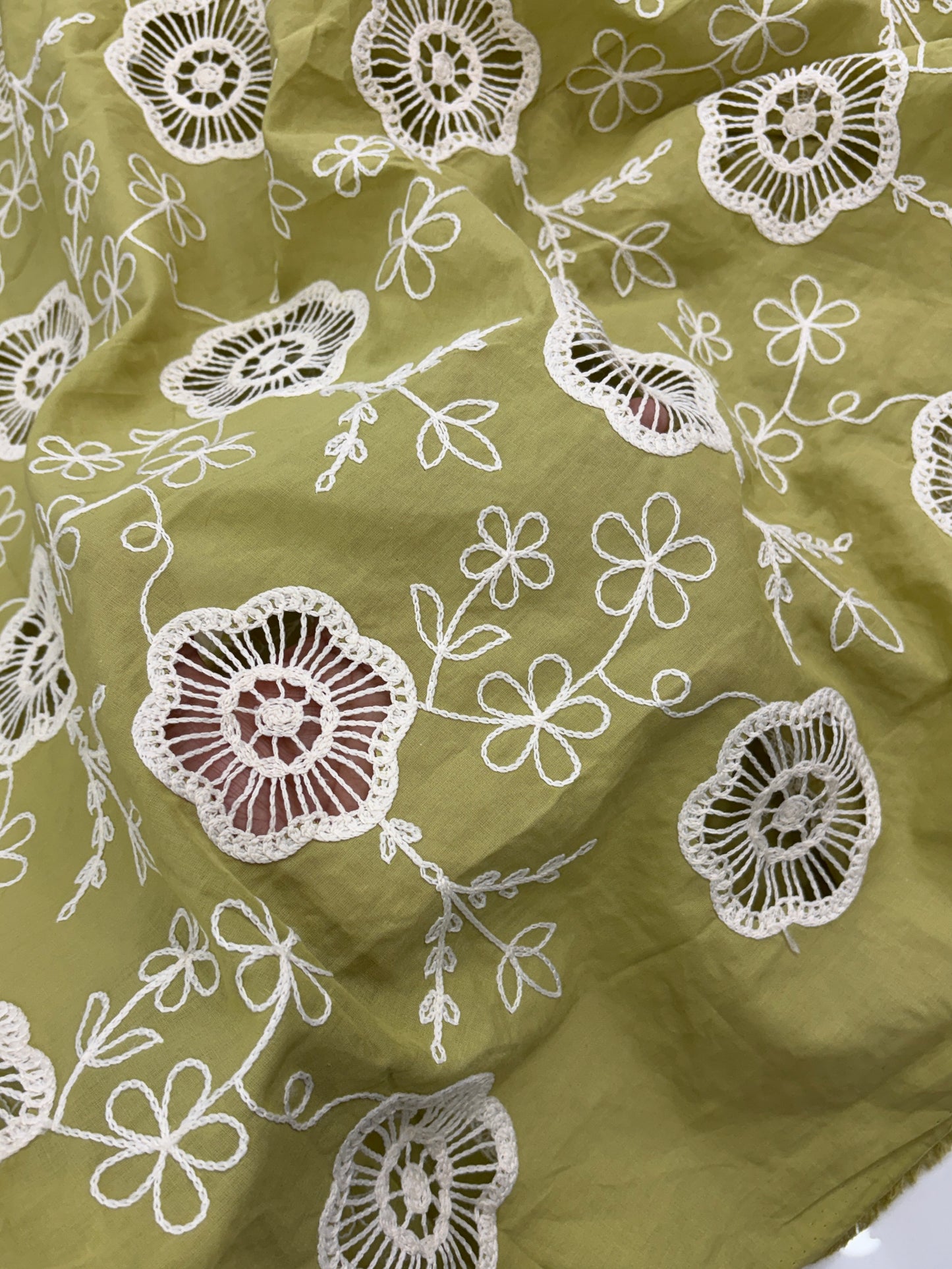 Cotton Cutwork Embroidery