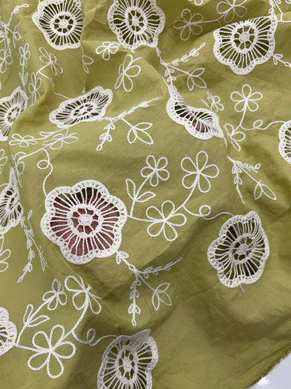 Cotton Cutwork Embroidery