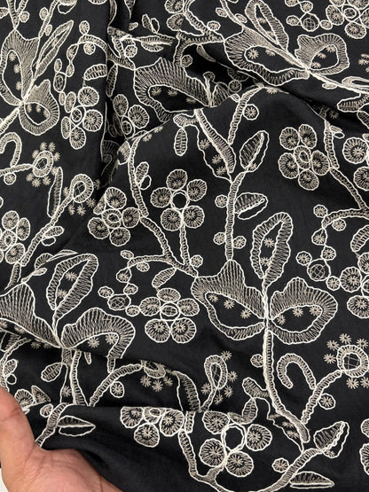 Tencel Floral Embroidery