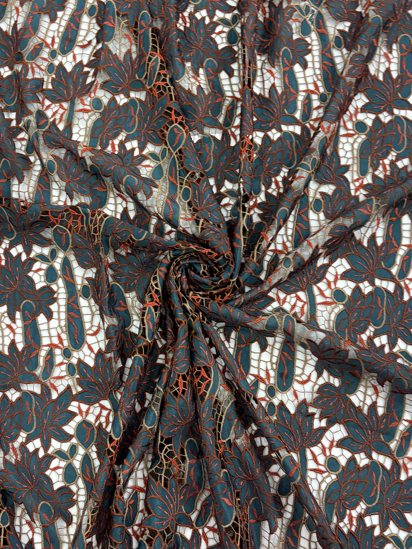 Viscose Floral Lace Fabric