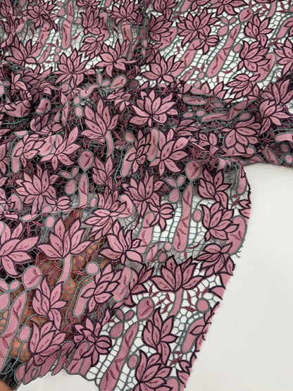 Viscose Floral Lace Fabric