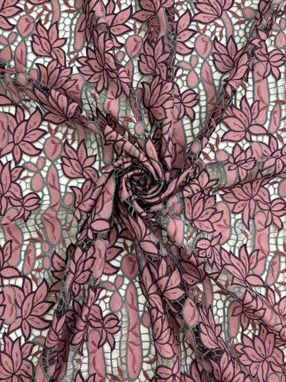 Viscose Floral Lace Fabric