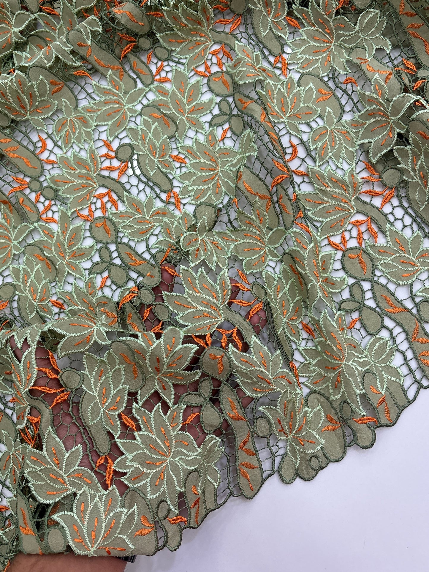 Viscose Floral Lace Fabric