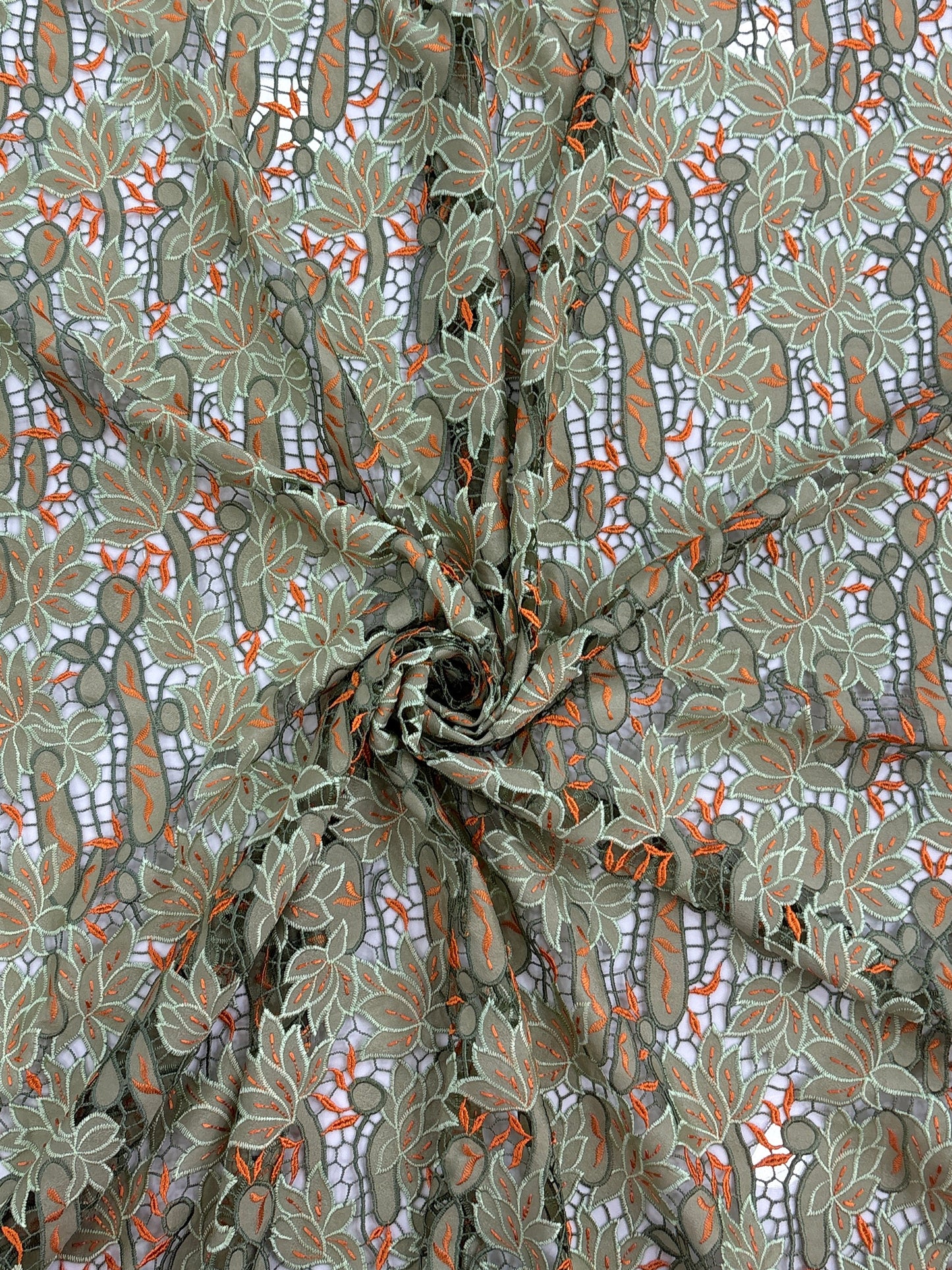 Viscose Floral Lace Fabric