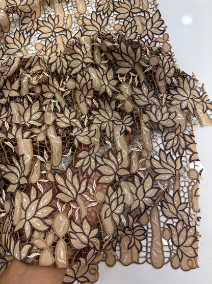 Viscose Floral Lace Fabric