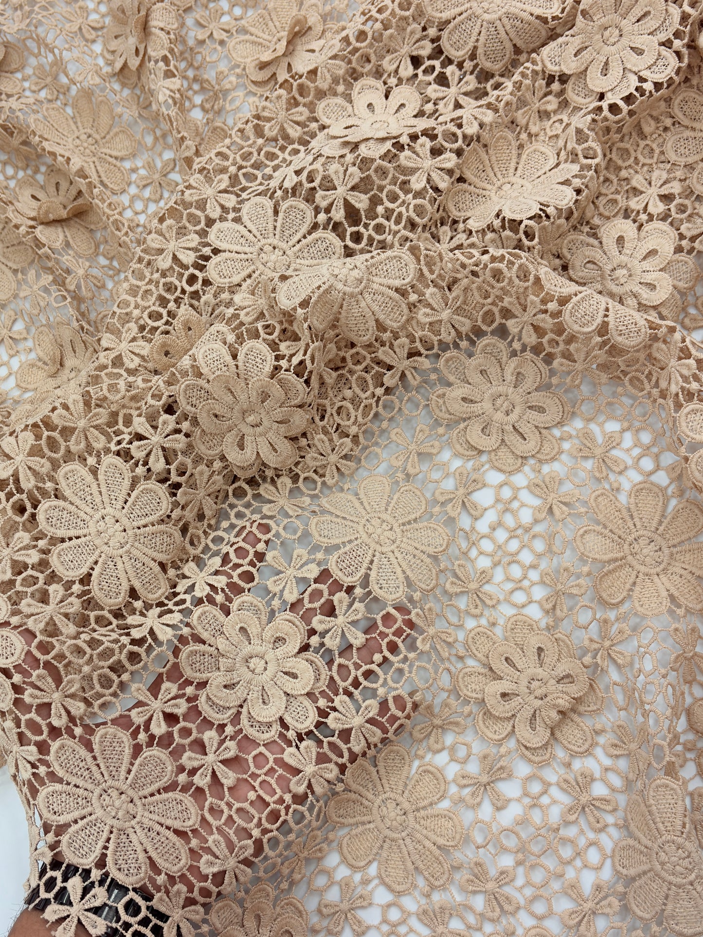 3D  Floral Lace Fabric👗