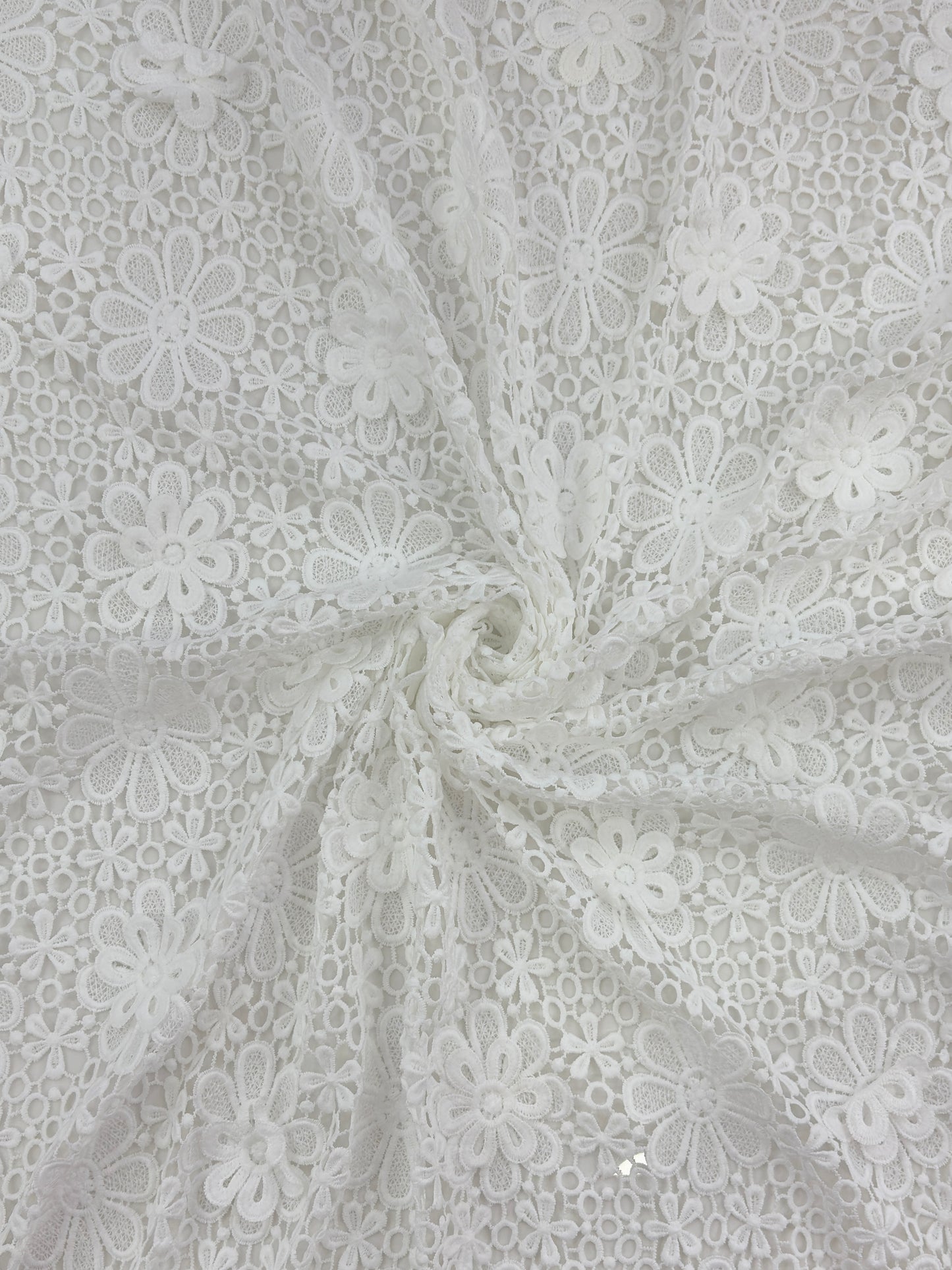3D  Floral Lace Fabric👗