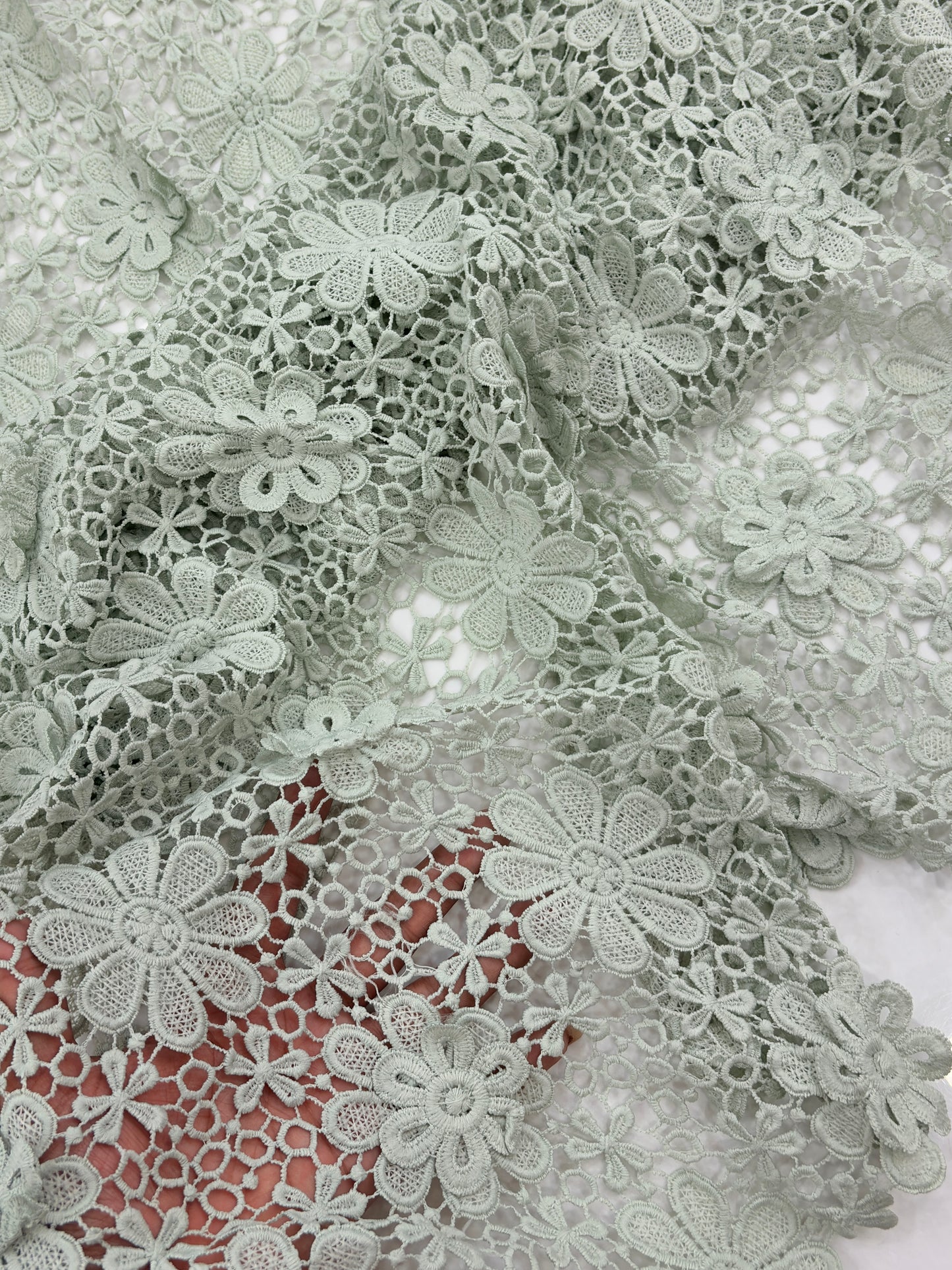 3D  Floral Lace Fabric👗