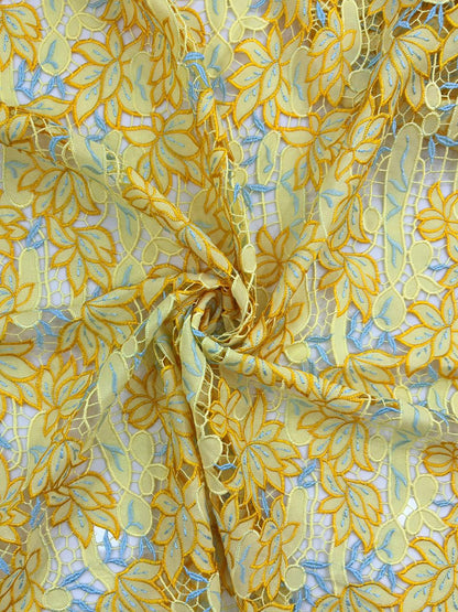 Viscose Floral Lace Fabric