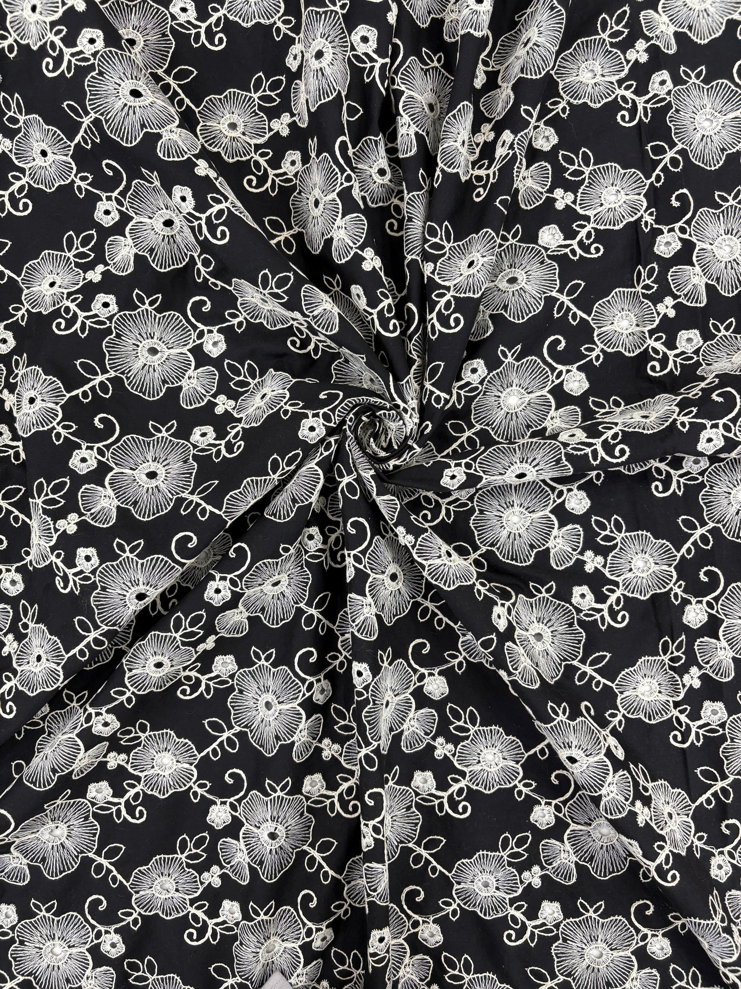 Cotton Floral Embroidery