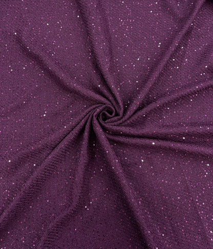 Luxury Fancy Sequin Tweed Fabric – 60" Width