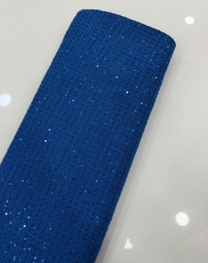 Luxury Fancy Sequin Tweed Fabric – 60" Width