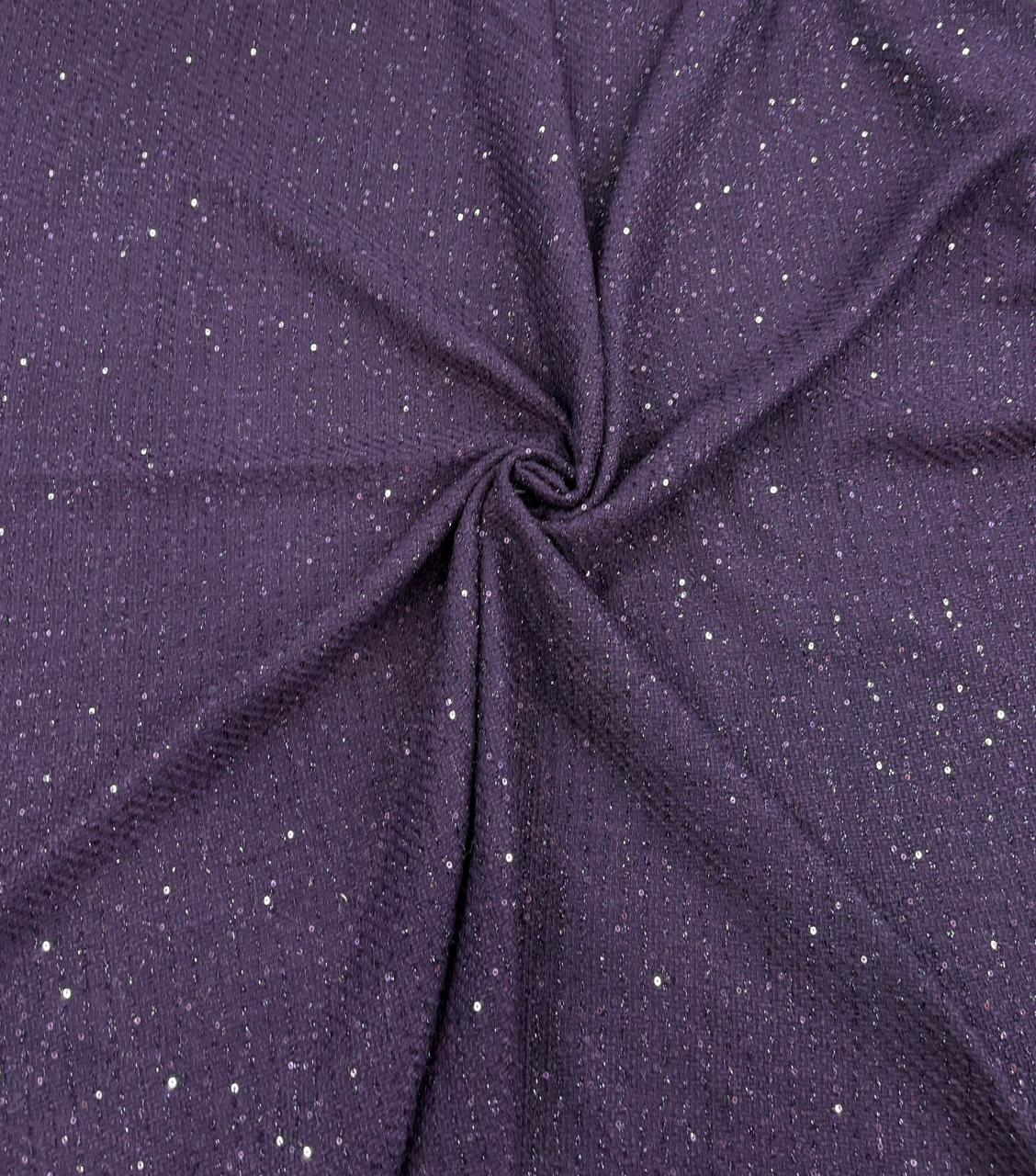 Luxury Fancy Sequin Tweed Fabric – 60" Width