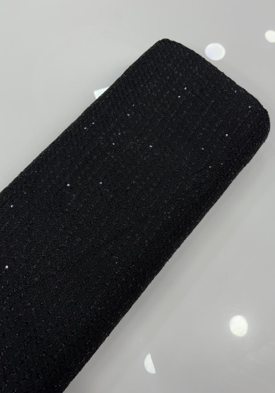 Luxury Fancy Sequin Tweed Fabric – 60" Width