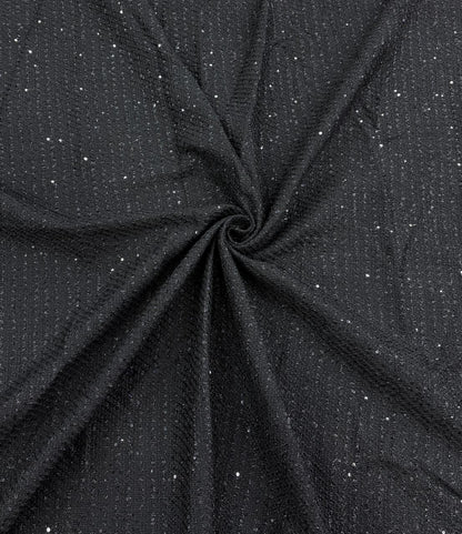 Luxury Fancy Sequin Tweed Fabric – 60" Width
