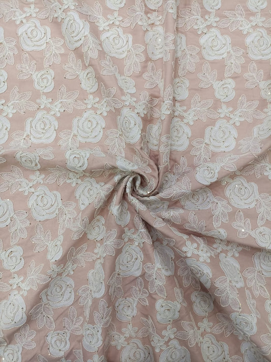 Denim with Embroidery and Cord Work