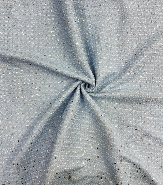 Light Blue Denim with Sequins