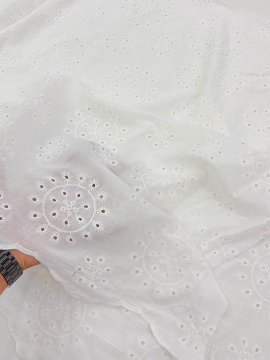 Cotton  Schiffli Fabric DN2