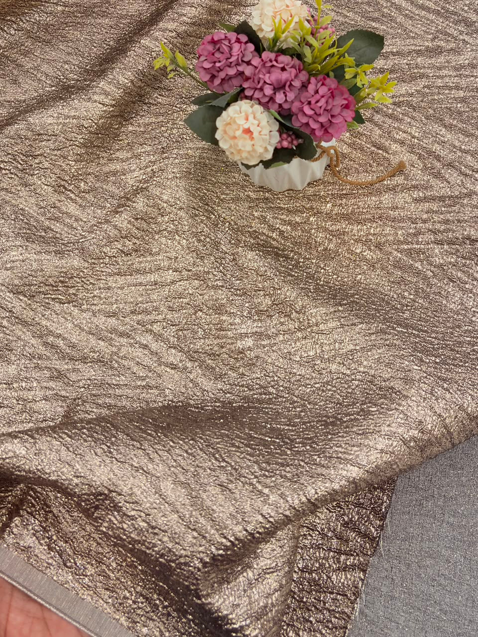 Woven Lurex Jacquard Brocade Fabric – 58” Width