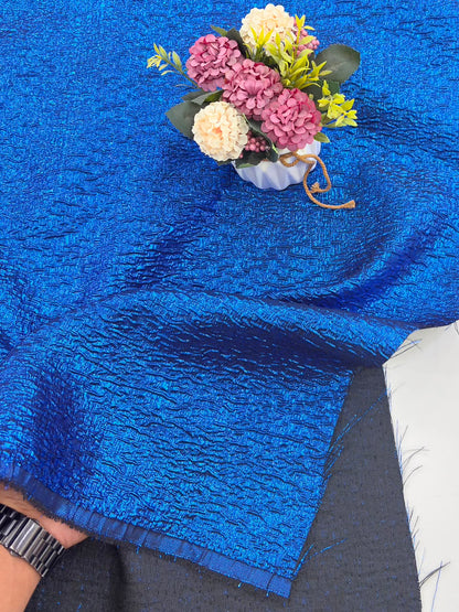 Woven Lurex Embossed Jacquard Fabric – 58” Wide