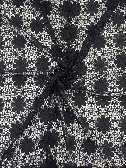 3D  Floral Lace Fabric👗