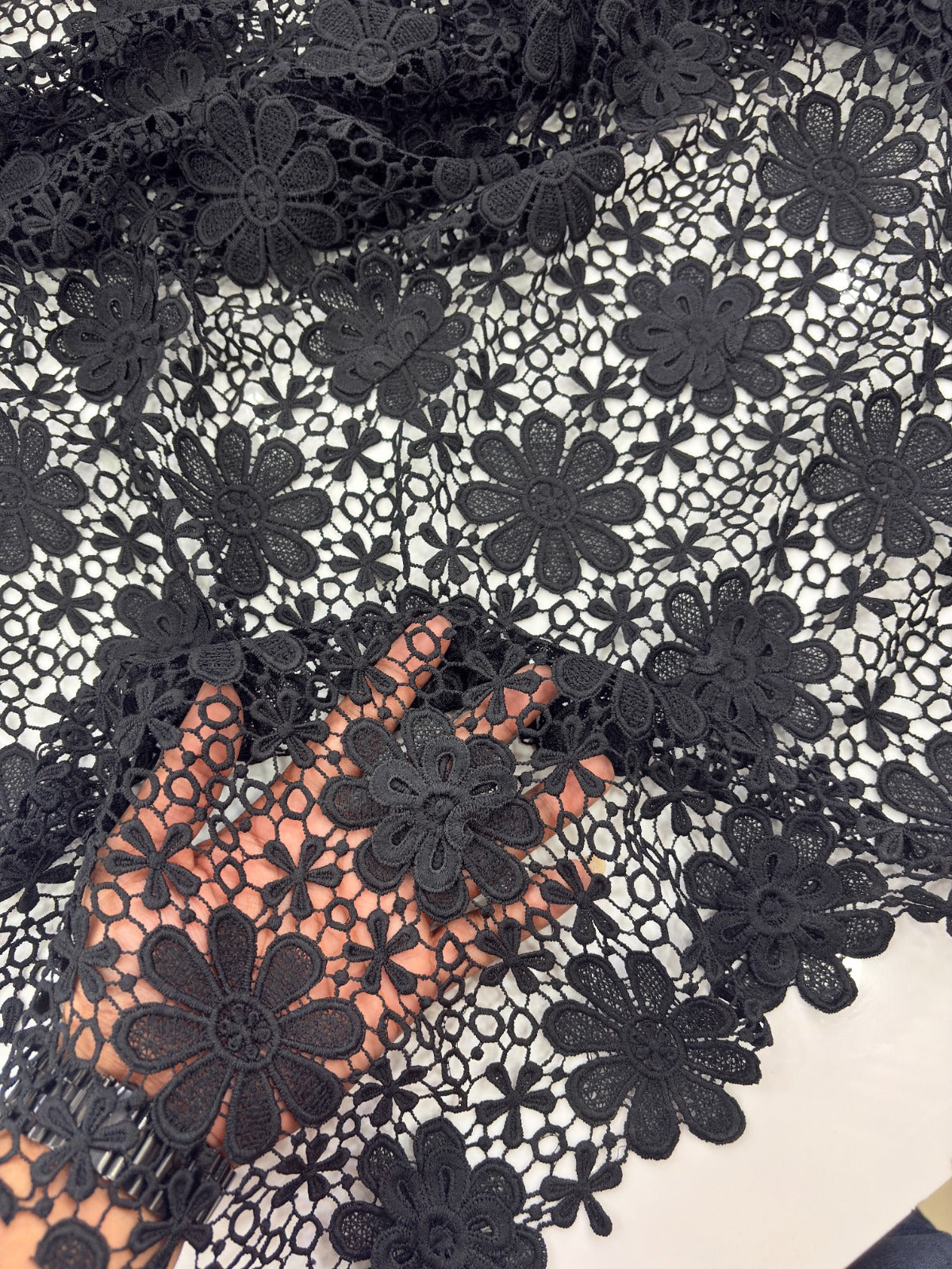 3D  Floral Lace Fabric👗