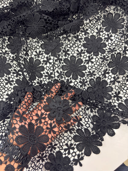 3D  Floral Lace Fabric👗