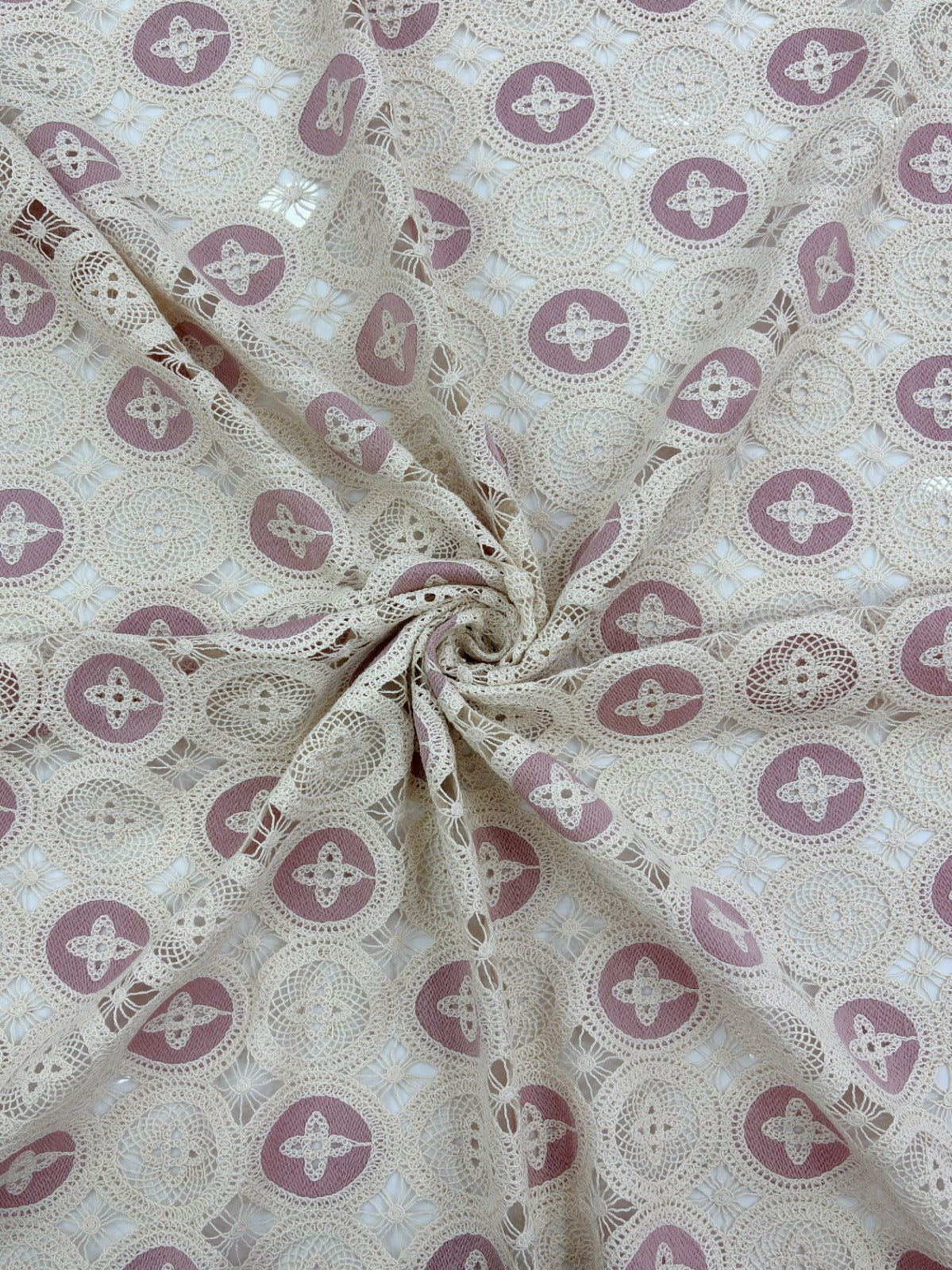 Crochet Cutwork Fabric