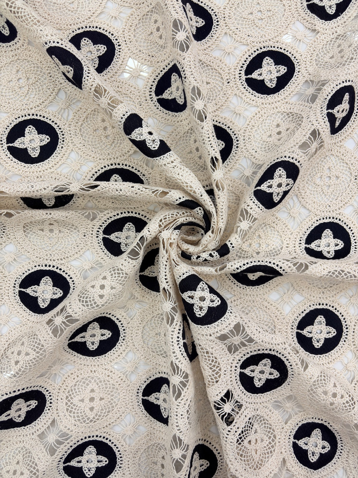 Crochet Cutwork Fabric