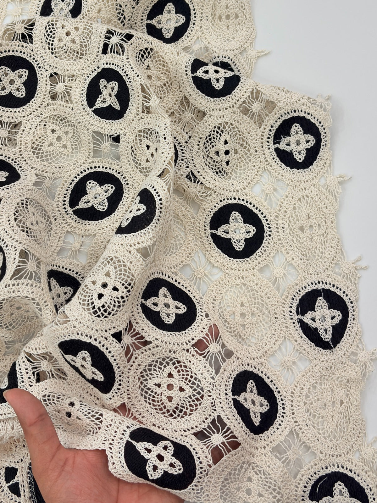 Crochet Cutwork Fabric