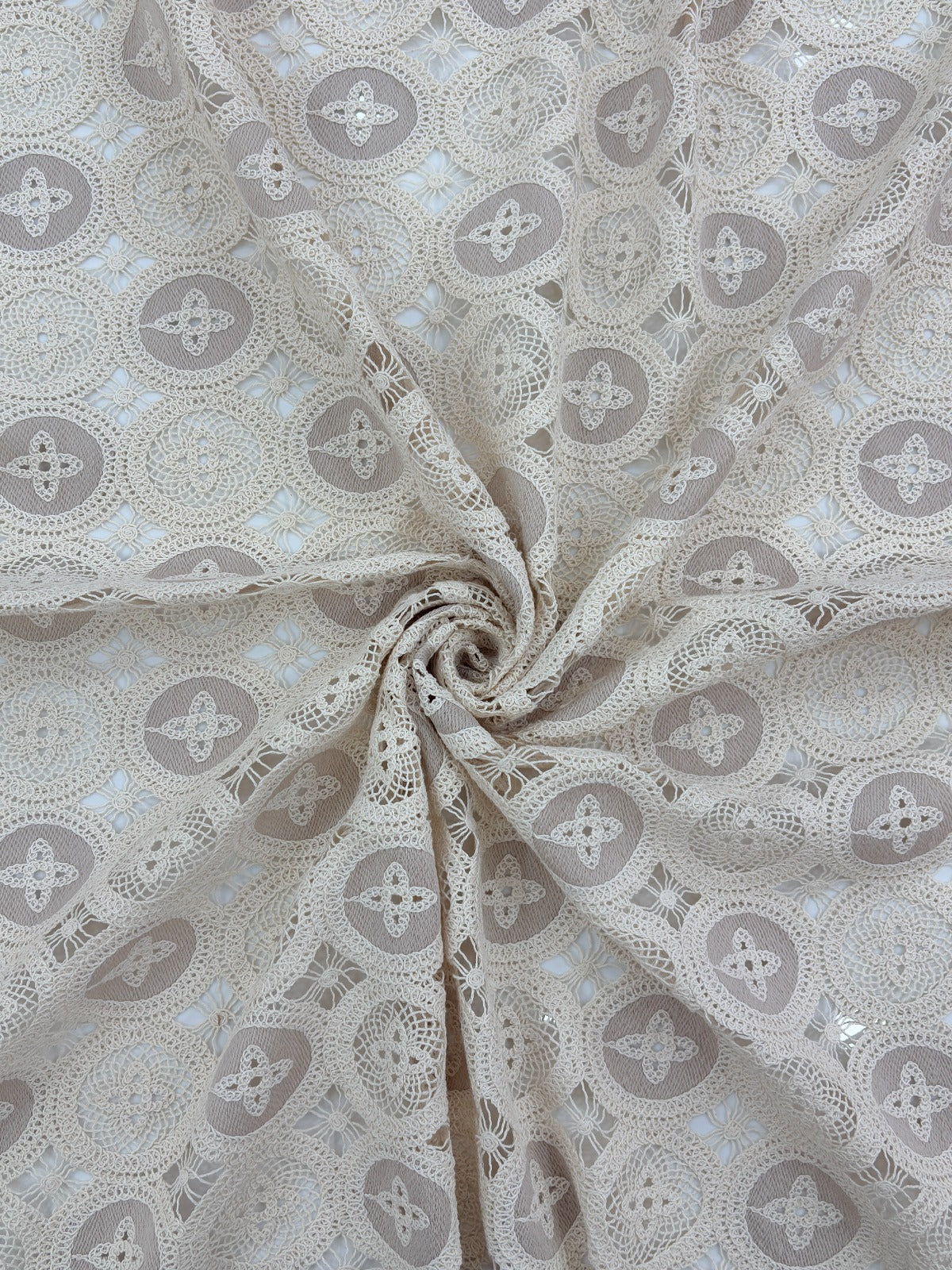 Crochet Cutwork Fabric