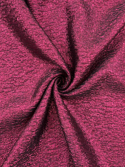 Woven Lurex Embossed Jacquard Fabric – 58” Wide
