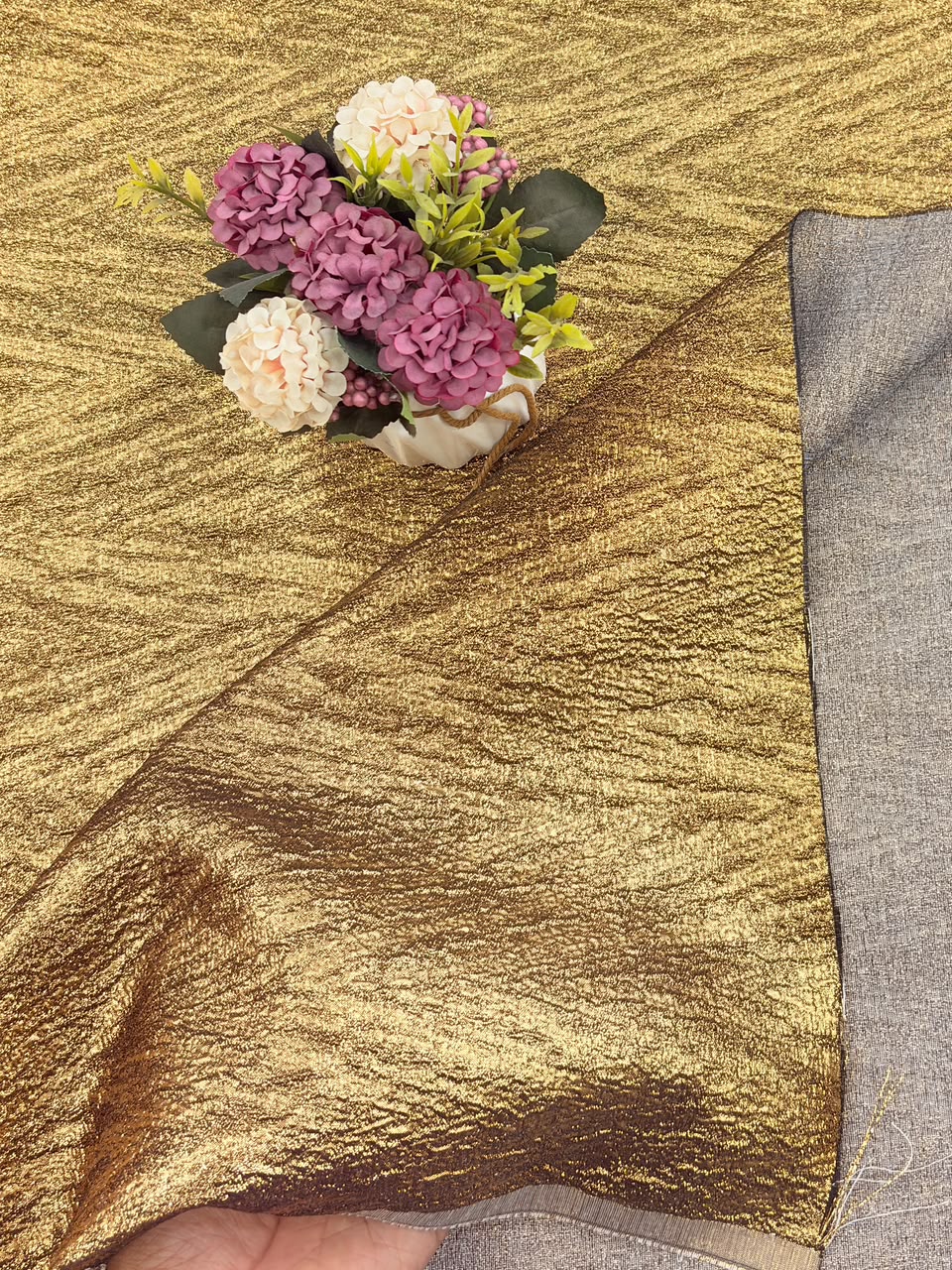 Woven Lurex Jacquard Brocade Fabric – 58” Width