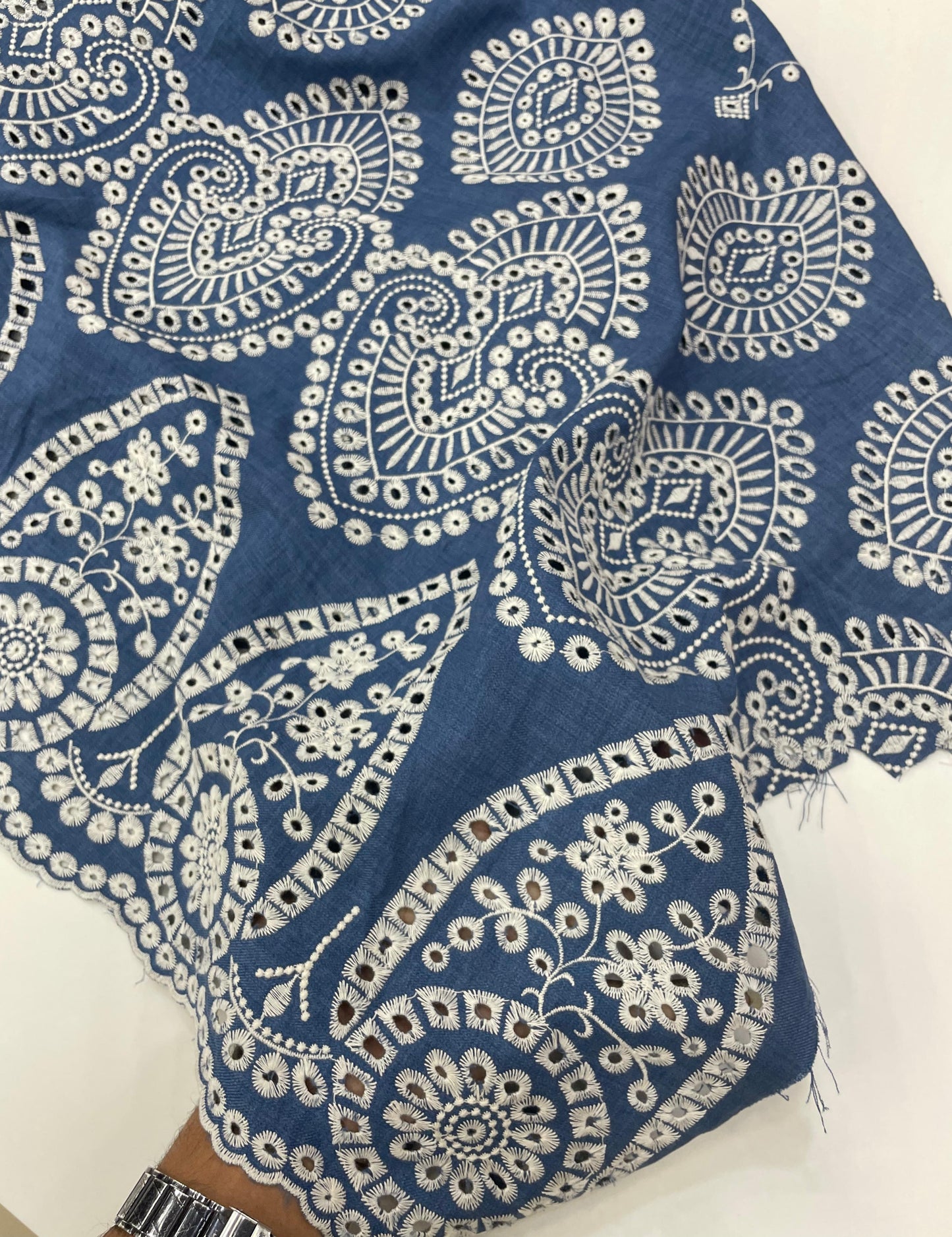 Cotton Denim Embroidery