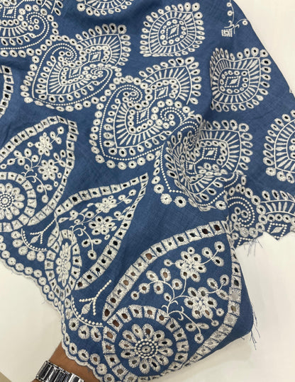 Cotton Denim Embroidery